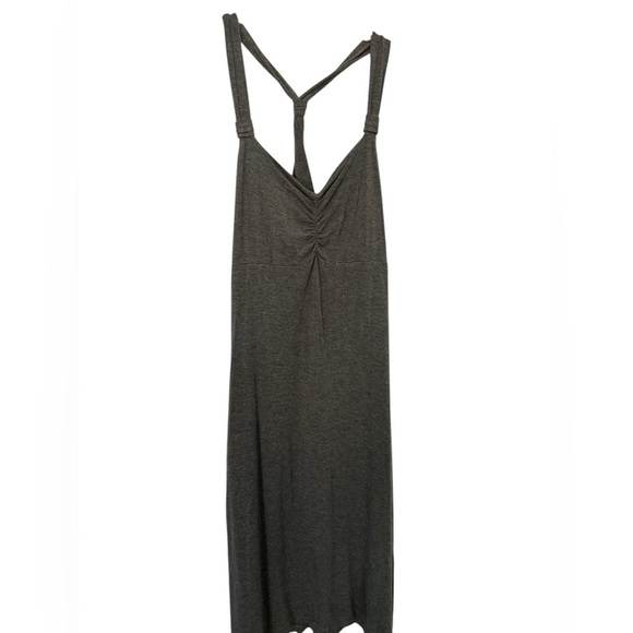 Dakini Dresses & Skirts - Dakini Gray Stretch Knit Athleisure Tank Dress NWOT